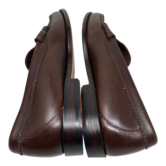 J Crew Camden Loafers Mens 11 Brown Leather Sole Penny Preppy Career BJ009 main image 7